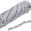Mack 1006926 - pp gevlochten wit blauw streng12mm 10m | 5 stuks
