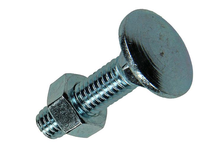 Mack 1007058 - houtbout + moer verzinkt 100 st 8 x 30 mm | 4 stuks