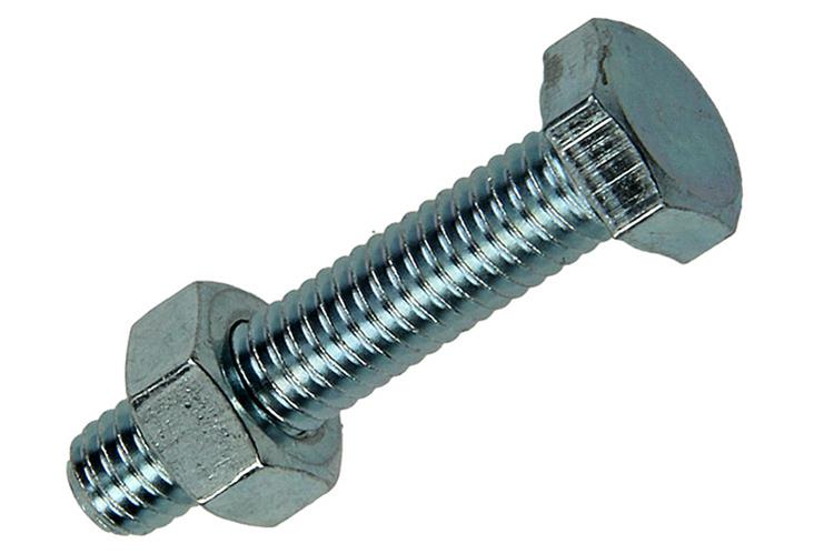 Mack 1007072 - tapbout + moer verzinkt 200 st 6 x 30 mm | 4 stuks