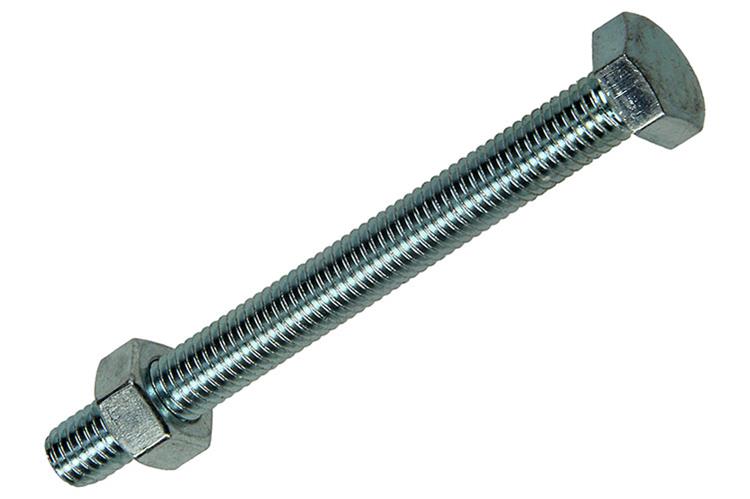 Mack 1007081 - tapbout + moer verzinkt 50 st 8 x 80 mm | 2 stuks