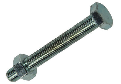 Mack 1007084 - tapbout + moer verzinkt 50 st 10 x 80 mm | 2 stuks