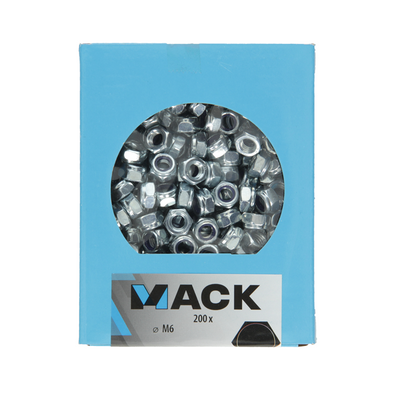 Mack 1007105 - borgmoeren 200 st m6 | 5 stuks