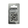 Mack 1008445 - 4 staaldraadklemmen 6mm inox | 10 stuks