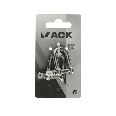 Mack 1008456 - 2 kelven recht 6mm inox | 10 stuks
