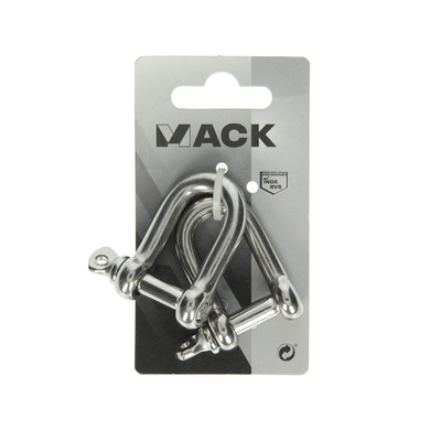 Mack 1008461 - 2 kelven recht 8mm inox | 10 stuks