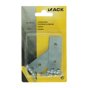 Mack 1013483 - 2 lintscharnieren verzinkt h 22 x b 120 mm | 5 stuks - afbeelding 2