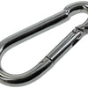 Mack 1008437 - 1 karabijnhaak + veer 8 x 80mm verzinkt | 10 stuks
