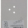 Mack 1008437 - 1 karabijnhaak + veer 8 x 80mm verzinkt | 10 stuks