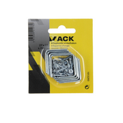 Mack 1013293 - 8 stoelwinkelhaken verzinkt 27x27x20x2mm | 10 stuks - afbeelding 2