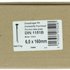 1015660 - doos 5 kg. nagels platte kop 6,0x160 mm | 3 stuks