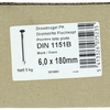 1015661 - doos 5 kg. nagels platte kop 6,0x180 mm | 3 stuks