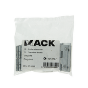 Mack 1013737 - 20 smalle scharnieren verzinkth 40 x b 25mm | 5 stuks - afbeelding 2