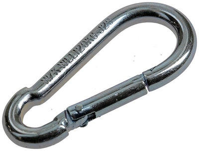 Mack 1008443 - 1 karabijnhaak + veer 5 x 50mm verzinkt | 10 stuks