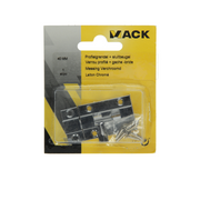 Mack 1013715 - 1 schuifgrendel messing verchroomd a 40 - b 13 mm | 5 stuks - afbeelding 2