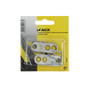 Mack 1014452 - 2 houders voor kastbaar vernikkeld | 5 stuks