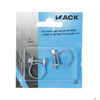 Mack 1011685 - 2 mini spanringen verzinkt 14x16mm | 10 stuks