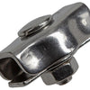 Mack 1008449 - 2 staaldraadklemmen 3mm simplex inox | 10 stuks