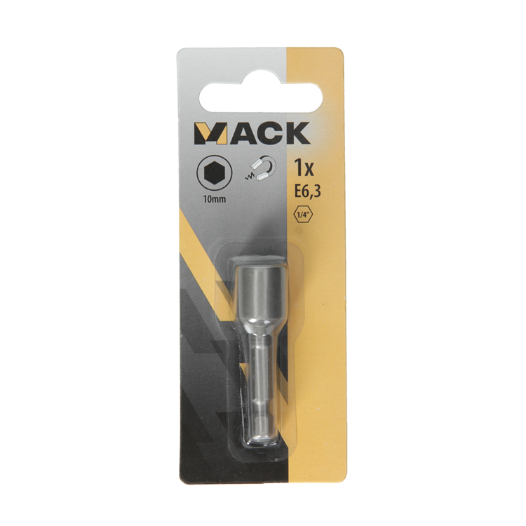 Mack 1018314 - zeskantdop-bit magnet. 10mm | 5 stuks
