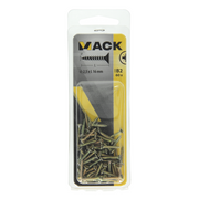 Mack 1017214 - spaanplaatschroef vz kop geelverz.60 st 2,5 x 16 mm | 10 stuks - afbeelding 4