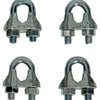 Mack 1008454 - 4 staaldraadklemmen 6mm verzinkt | 10 stuks