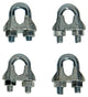 Mack 1008454 - 4 staaldraadklemmen 6mm verzinkt | 10 stuks