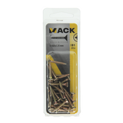 Mack 1017232 - spaanplaatschroef vz kop geelverz.25 st 4,0 x 25 mm | 10 stuks - afbeelding 6