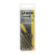 Mack 1017236 - spaanplaatschroef vz kop geelverz.16 st 4,0 x 45 mm | 10 stuks - afbeelding 5