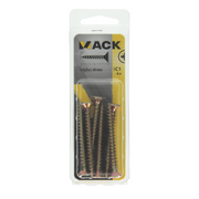 Mack 1017263 - spaanplaatschroef vz kop geelverz. 6 st 6,0 x 60 mm | 10 stuks - afbeelding 4