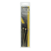 Mack 1017266 - spaanplaatschroef vz kop geelverz. 4 st 6,0 x 90 mm | 5 stuks - afbeelding 3