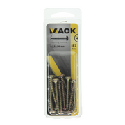 Mack 1017280 - spaanplaatschroef cylkop geelverz.12 st 5,0 x 40 mm | 10 stuks - afbeelding 4