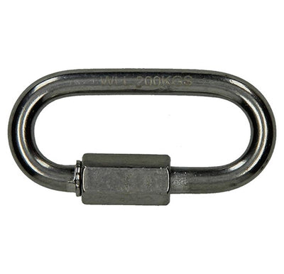 Mack 1008457 - 1 loze schakel + moer 6mm inox | 10 stuks
