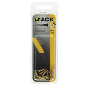 Mack 1019650 - houtschroef verzonken kop messing 12st 3,5 x 16 mm | 10 stuks - afbeelding 5