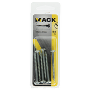 Mack 1017381 - houtschroef bolkop staal verzinkt 6 st 5,0 x 50 mm | 10 stuks - afbeelding 5