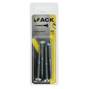 Mack 1017382 - houtschroef bolkop staal verzinkt 4 st 6,0 x 60 mm | 10 stuks - afbeelding 5