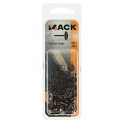 Mack 1019660 - houtschroef bolkop messing 11 st 3,0 x 20 mm | 10 stuks - afbeelding 5