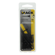 Mack 1017384 - houtschroef bolkop zwart verzinkt 15 st 3,5 x 20 mm | 10 stuks - afbeelding 6