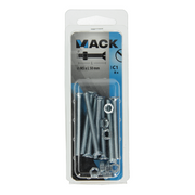 Mack 1017504 - metaalschroef verz. kop + moer verz. 8 st m5 x 50 mm | 10 stuks - afbeelding 6