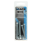 Mack 1017512 - metaalschroef verz. kop + moer verz. 6 st m6 x 50 mm | 10 stuks - afbeelding 4