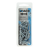 Mack 1017518 - metaalschroef cyl. kop + moer verz. 18 st m4 x 20 mm | 10 stuks