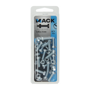 Mack 1017523 - metaalschroef cyl. kop + moer verz. 16 st m5 x 16 mm | 10 stuks - afbeelding 6
