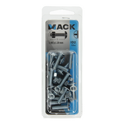 Mack 1017545 - kachelbout + moer staal verzinkt 15 st m5 x 20 mm | 10 stuks - afbeelding 4