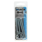 Mack 1017557 - kachelbout + moer staal verzinkt 4 st m6 x 70 mm | 10 stuks - afbeelding 4
