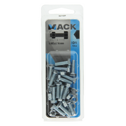 Mack 1017599 - tapbout + moer staal verzinkt 15 st m5 x 16 mm | 10 stuks - afbeelding 4