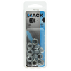 Mack 1017687 - zeskant borgmoer staal verzinkt 12 st m8 | 10 stuks