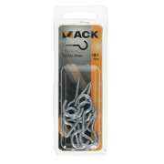 Mack 1017797 - schroefhaak staal verzinkt 10st 3,5 x 20 mm | 10 stuks - afbeelding 6