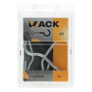 Mack 1017804 - schroefhaak staal verzinkt 3st 6,0 x 60 mm | 5 stuks - afbeelding 3