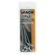 Mack 1017810 - schroefhaak metrisch + moer verzinkt 4st m5 x 50 mm | 10 stuks - afbeelding 6