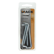 Mack 1017832 - schroefduim met gleuf staal verz. 4 st 6,0 x 60 mm | 10 stuks - afbeelding 4