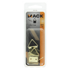 Mack 1017861 - kaderhanger staal vermessingd 4 st 19 x 31 mm | 10 stuks