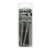 Mack 1019776 - houtdraadbout roestvrijstaal 2st 10 x 70 mm | 10 stuks